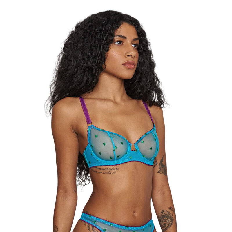 Dora Larsen Nelle Heart Embroidery Underwire Bra image number 0